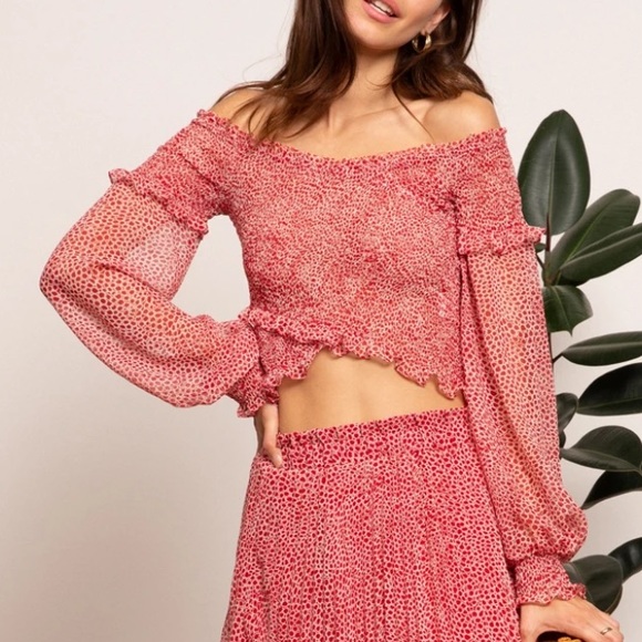 Lucy Paris Tops - Lucy Paris Cynthia smocked top